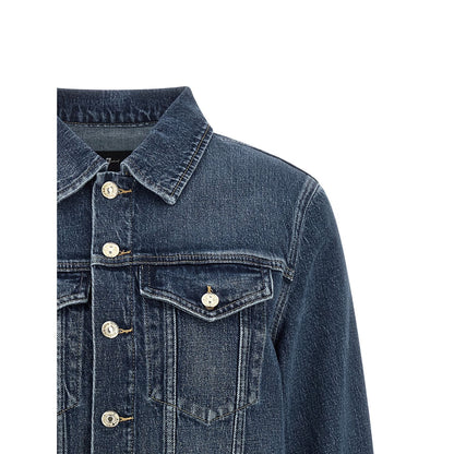 7 For All Mankind Blue Cotton Denim Jacket