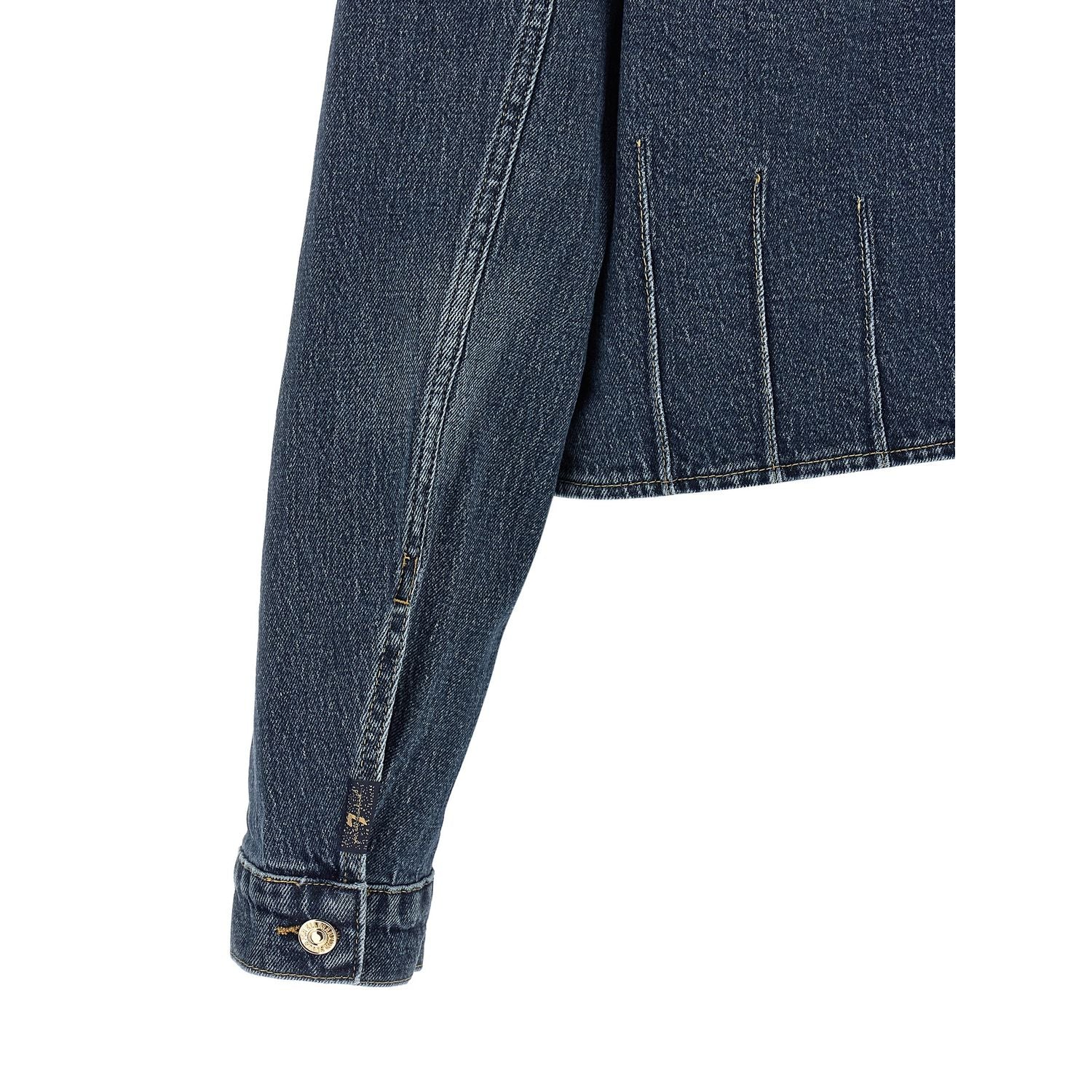 7 For All Mankind Blue Cotton Denim Jacket