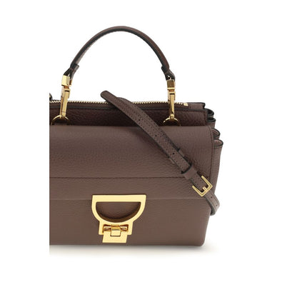 Coccinelle Brown Calf Leather Bos Taurus Handbag
