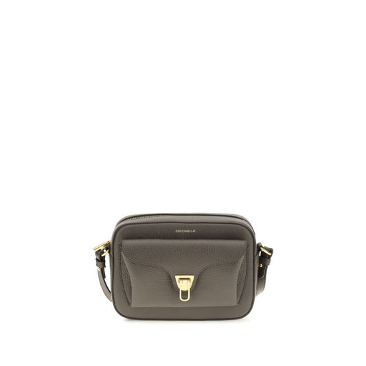 Coccinelle Brown Calf Leather Bos Taurus Shoulder Bag