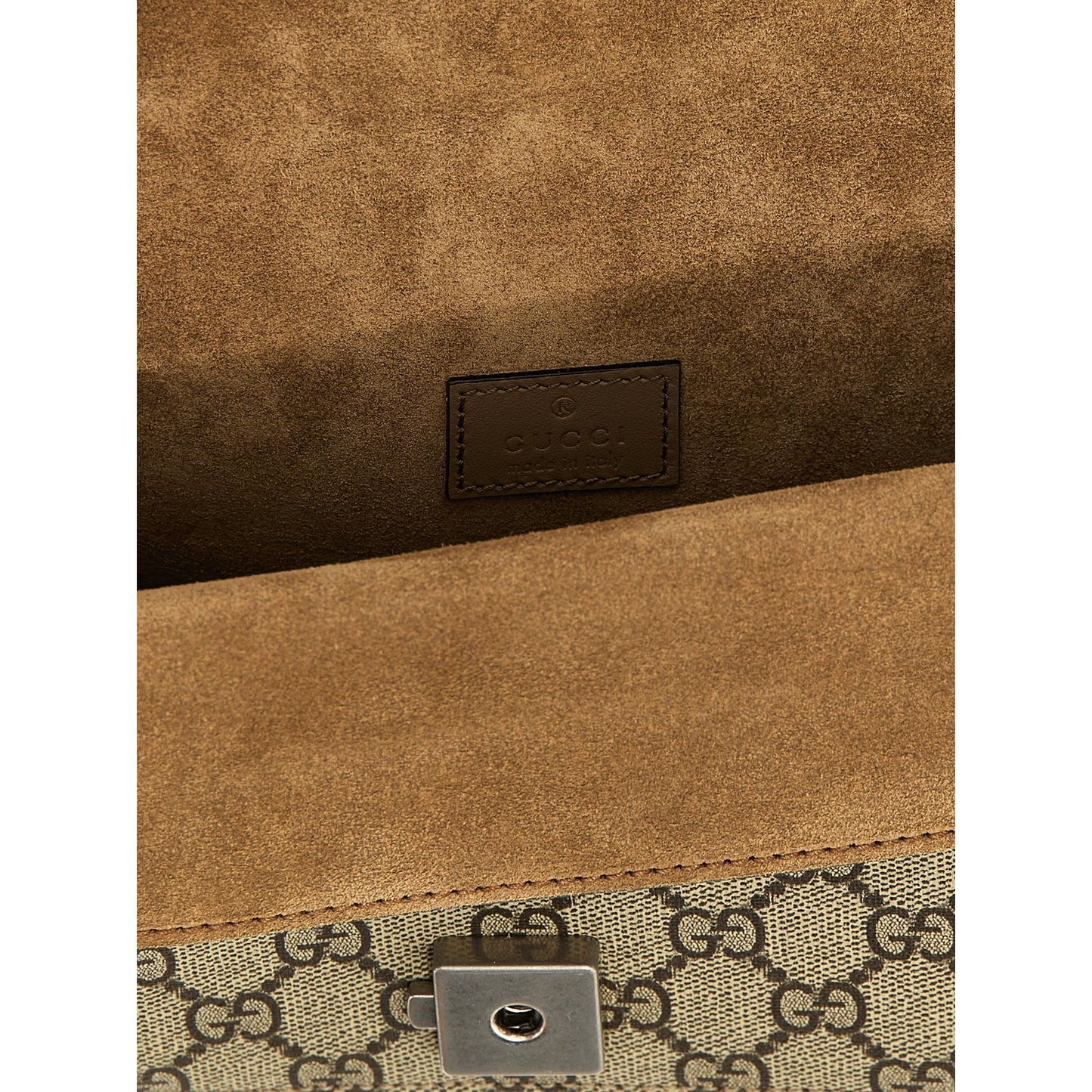 Gucci Beige Calfskin Shoulder Bag