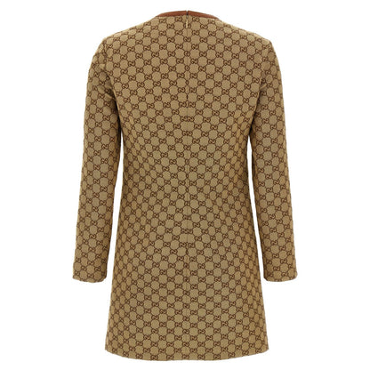 Gucci Beige Cotton Short Dress
