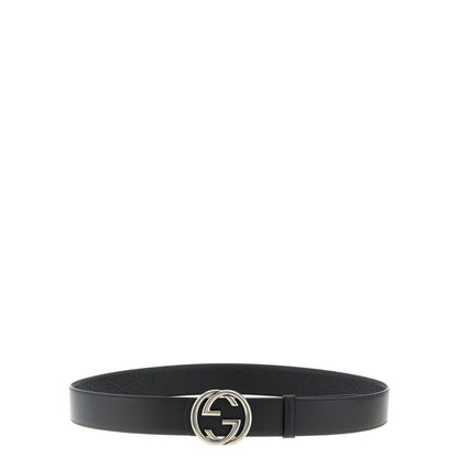 Gucci Black Calfskin Regular Belt
