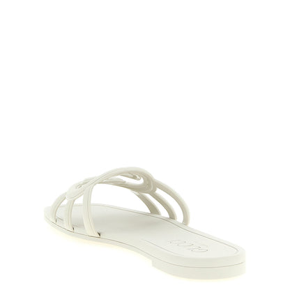 Gucci Gray Rubber Slides