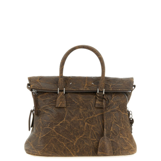 Maison Margiela Brown Goatskin Shoulder Bag