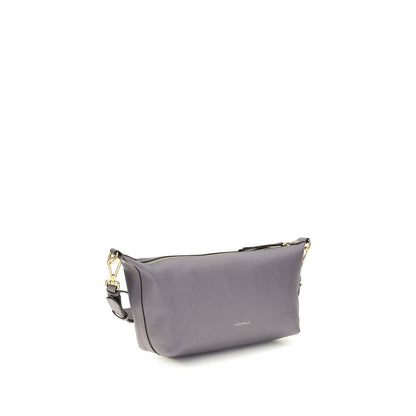 Coccinelle Gray Calf Leather Bos Taurus Shoulder Bag