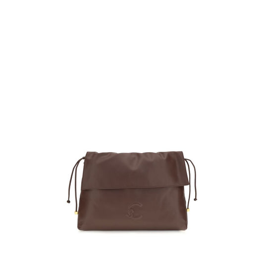 Coccinelle Brown Calf Leather Bos Taurus Shoulder Bag