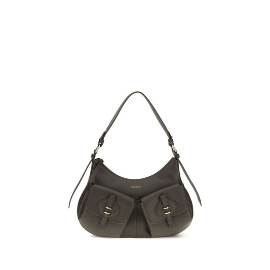 Coccinelle Brown Calf Leather Bos Taurus Shoulder Bag