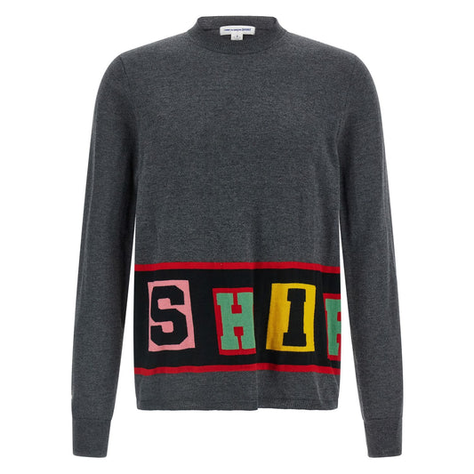 Comme Des Garçons Gray Acetate Cardigan