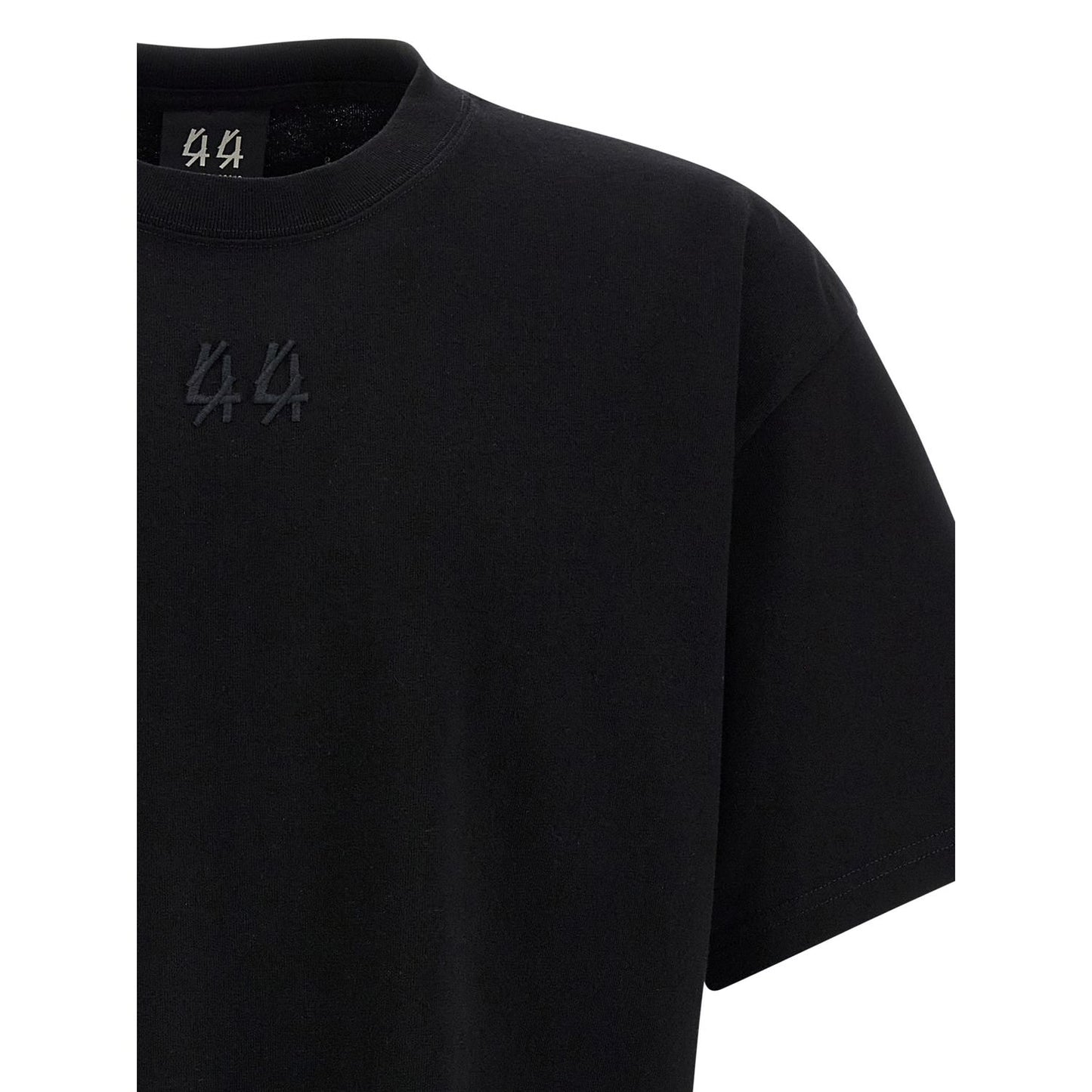 44 Label Group Black Cotton T-Shirt