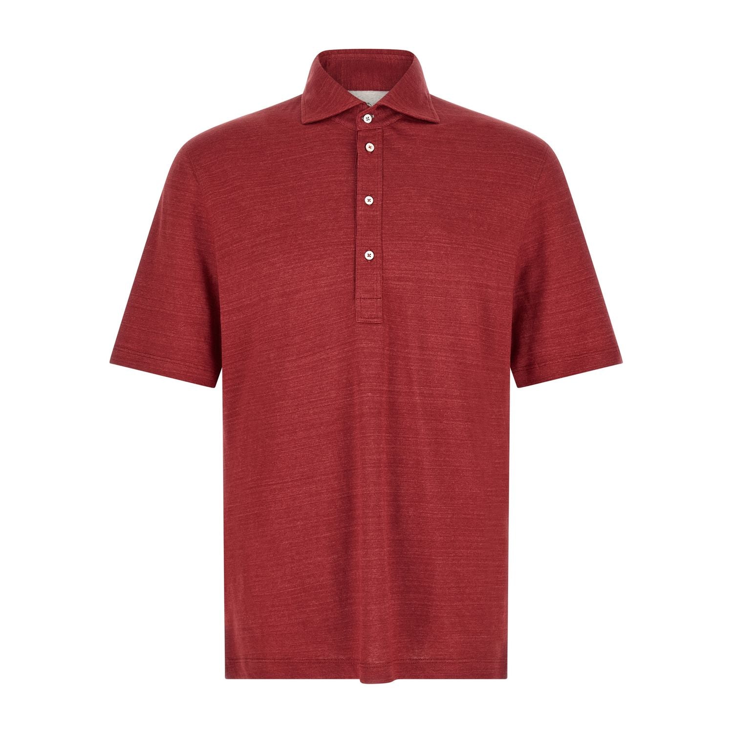 Brunello Cucinelli Multicolor Linen Polo Shirt