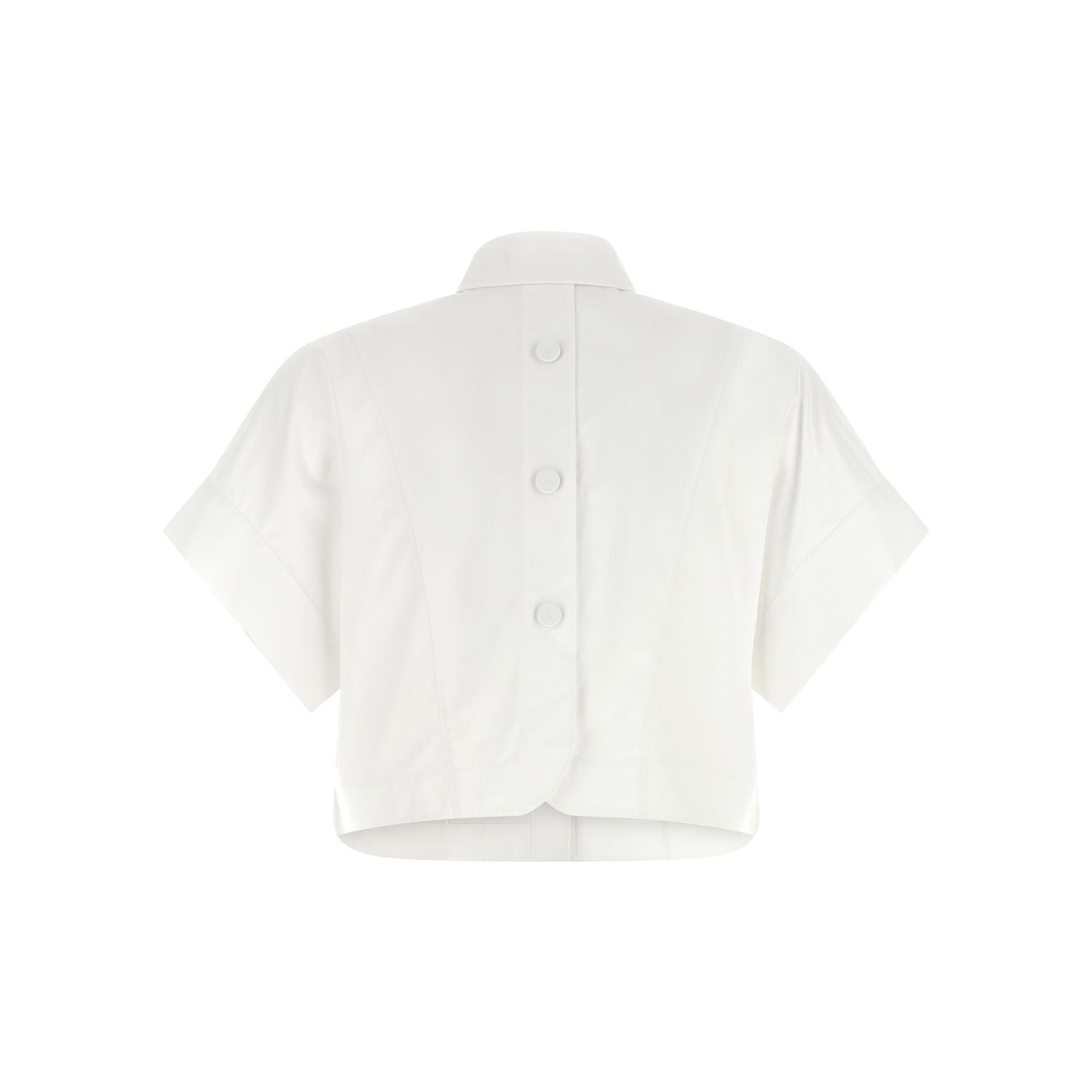 Fendi White Cotton Blouse
