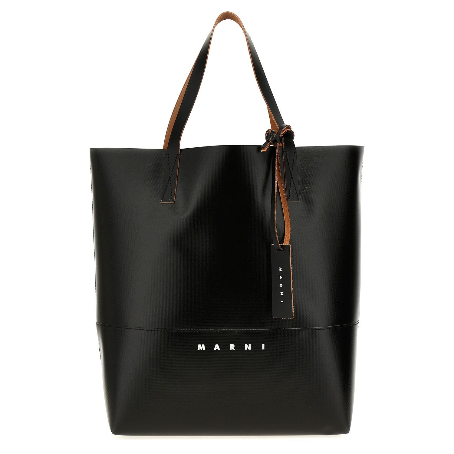 Marni Black Polyethylene Tote Bag