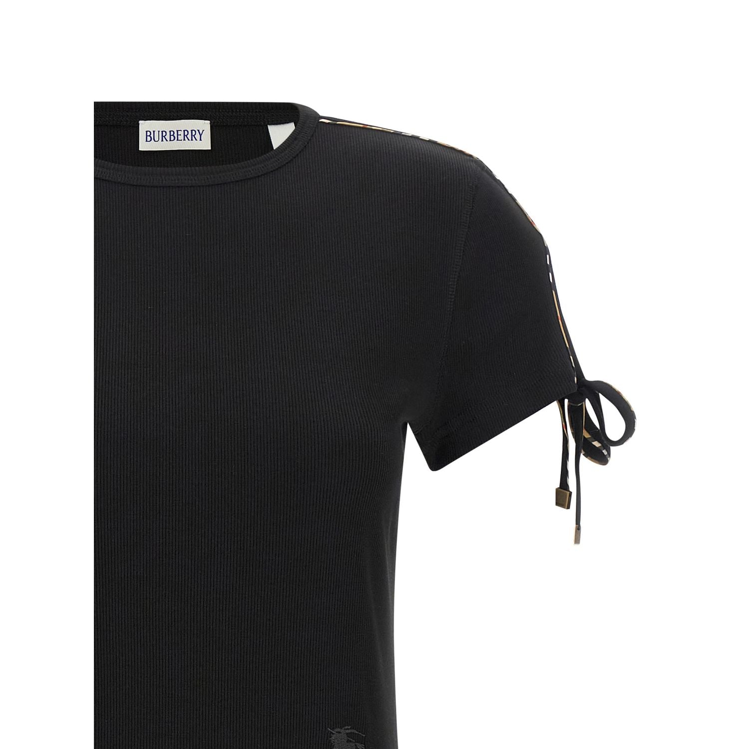 Burberry Black Cotton Short Dress