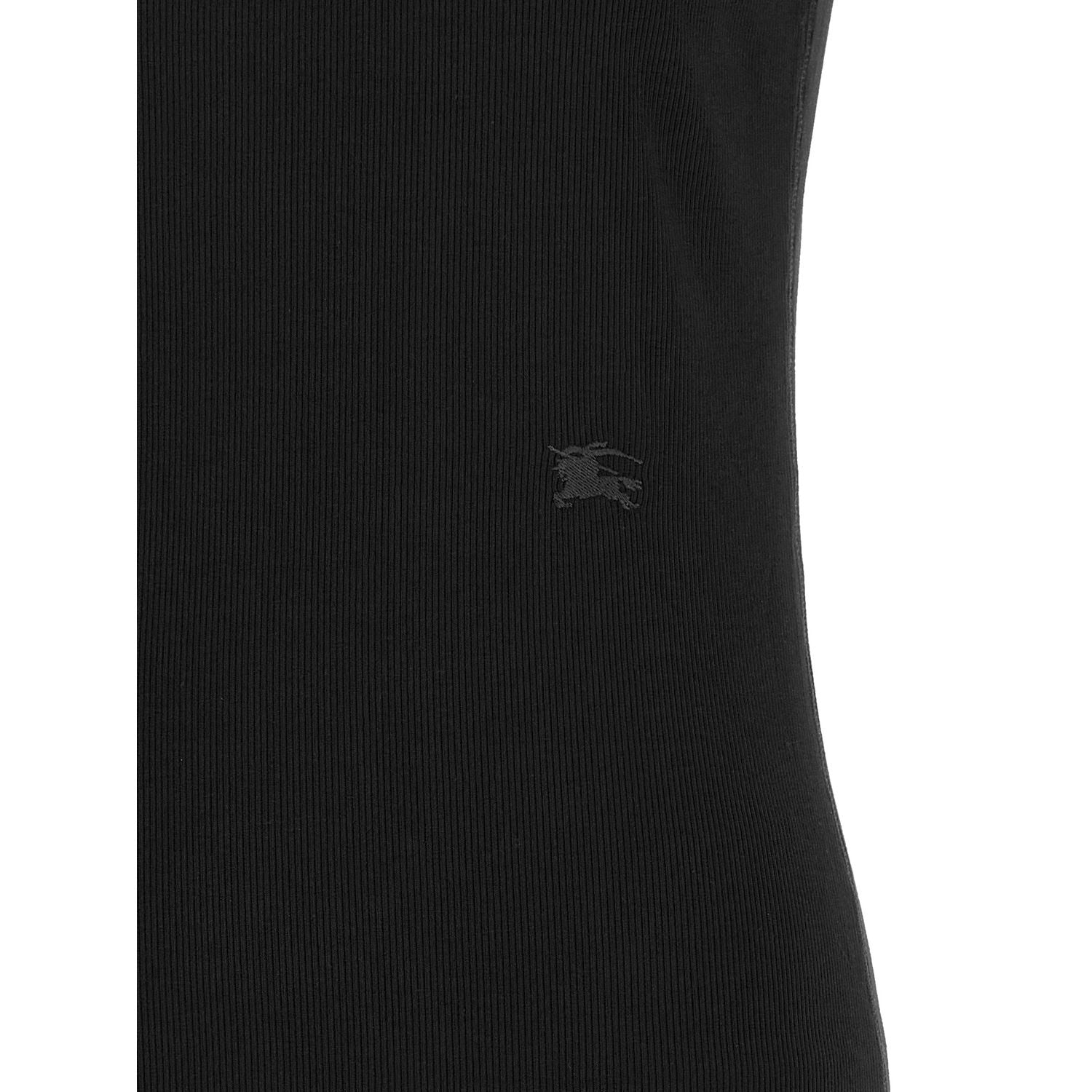 Burberry Black Cotton Short Dress