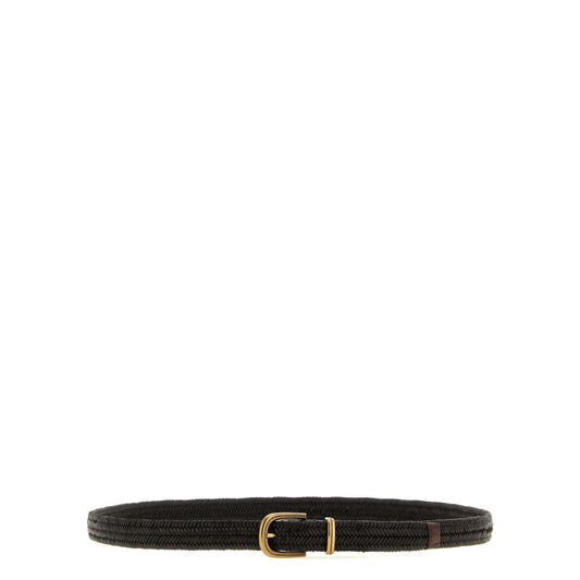 Brunello Cucinelli Brown Leather Regular Belt