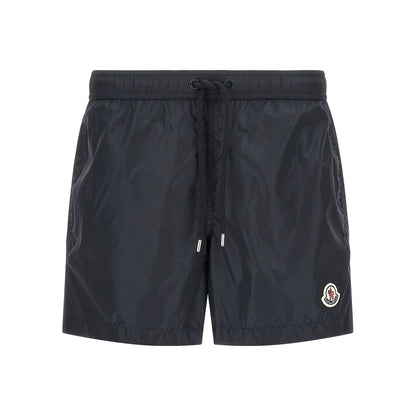 Moncler Blue Polyamide Cargo Shorts