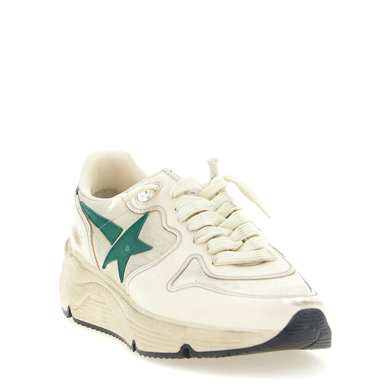 Golden Goose Bicolor Leather Athletic Sneakers