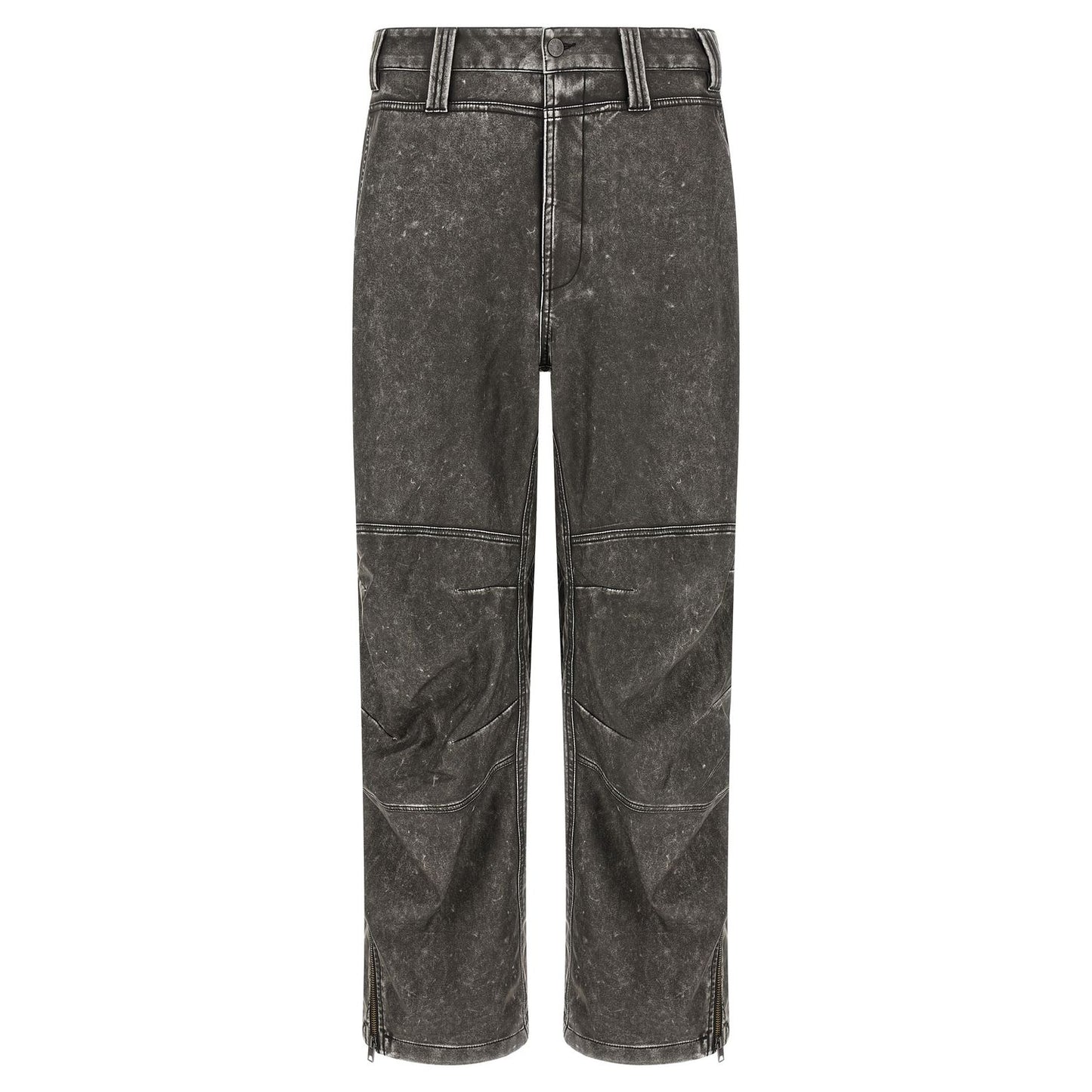 Diesel Gray Polyethylene Casual Pants