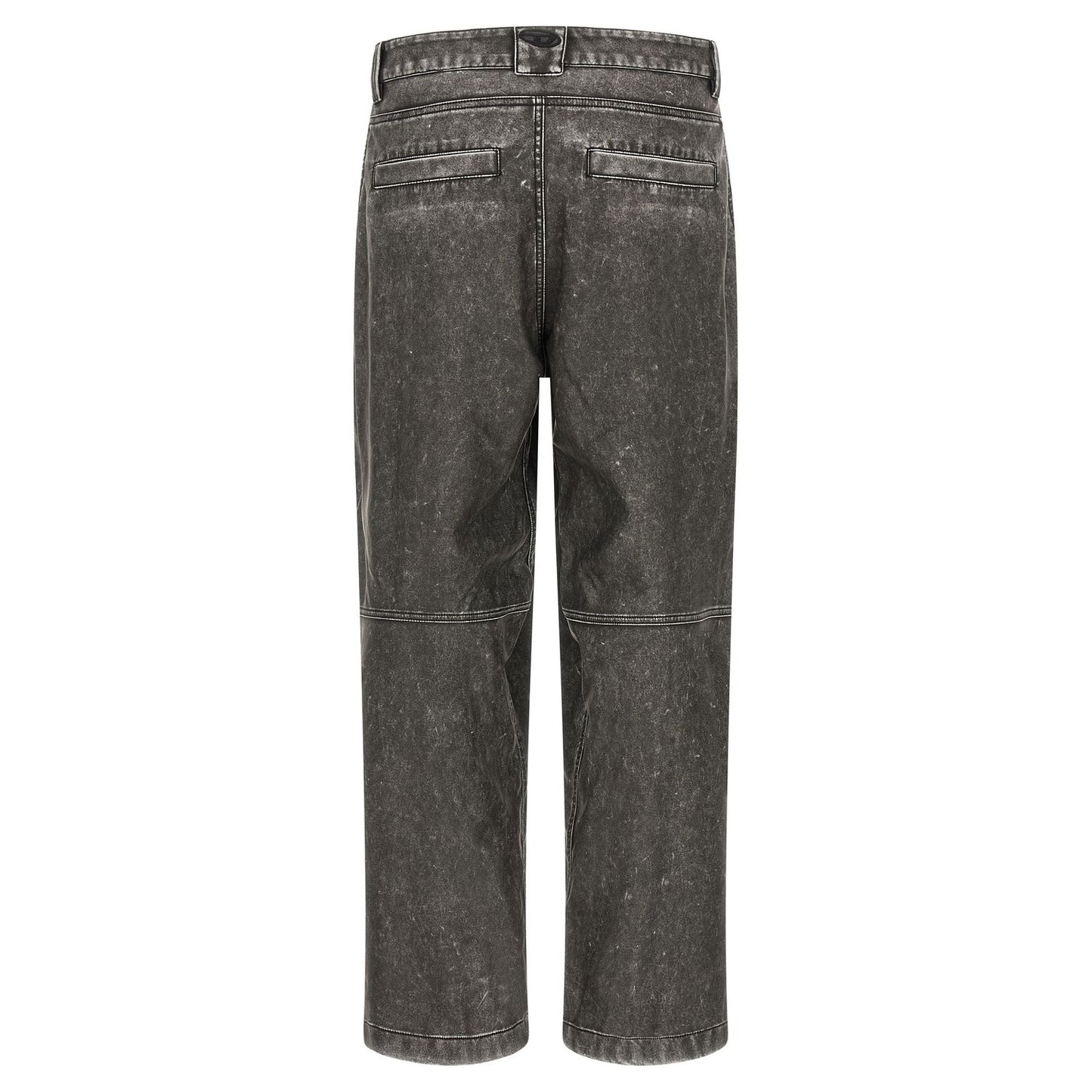 Diesel Gray Polyethylene Casual Pants