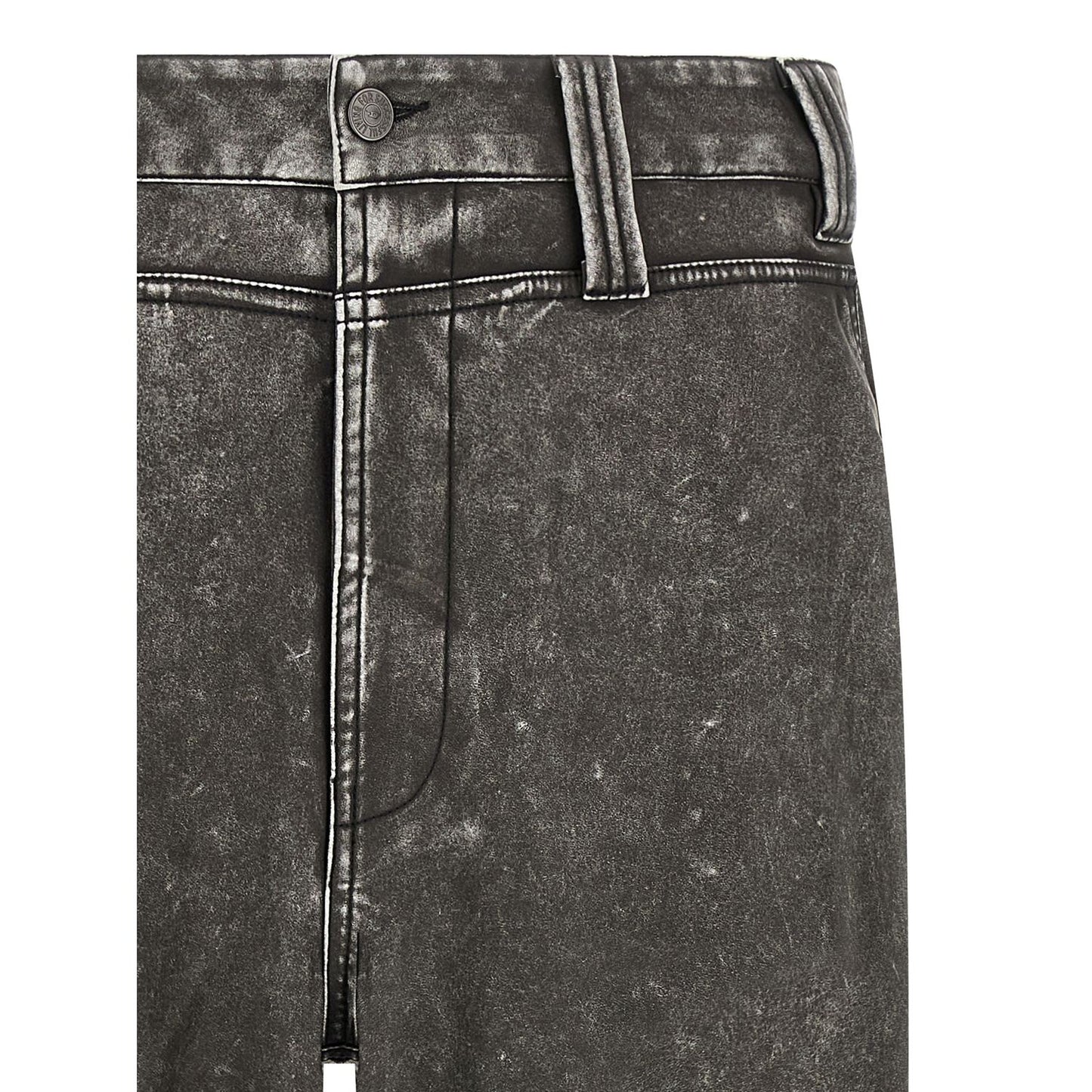 Diesel Gray Polyethylene Casual Pants
