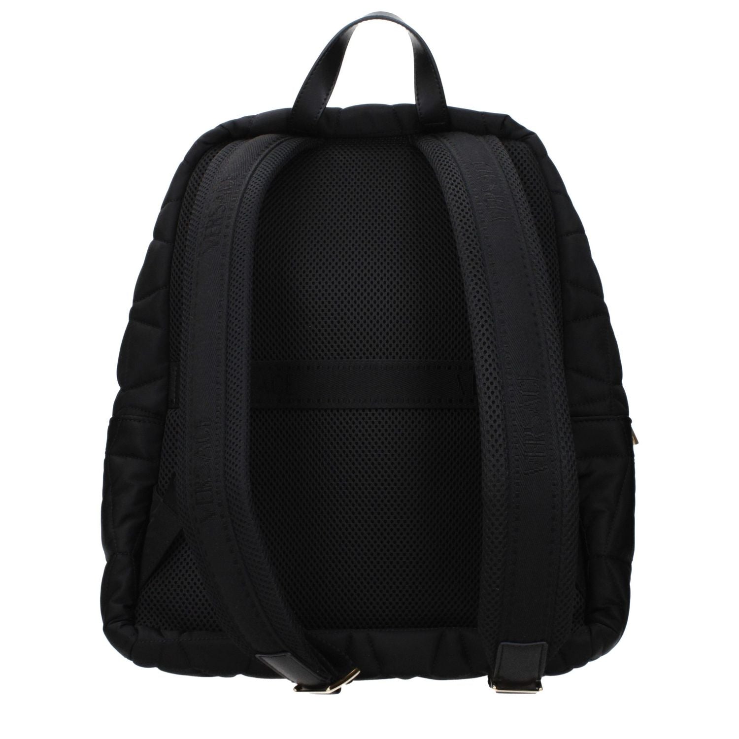 Versace Black Fabric Backpack