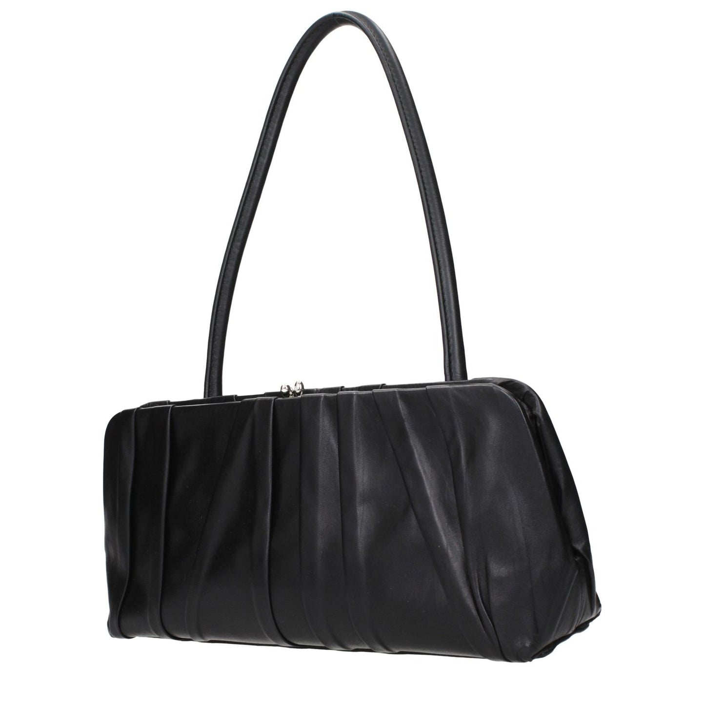 Jil Sander Black Leather Shoulder Bag