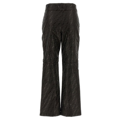 Fendi Brown Cotton Athletic Pants