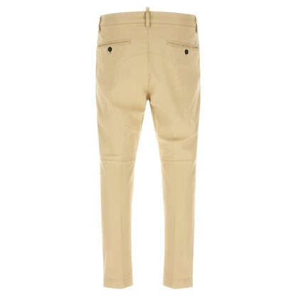 Dsquared² Beige Cotton Cargo Pants