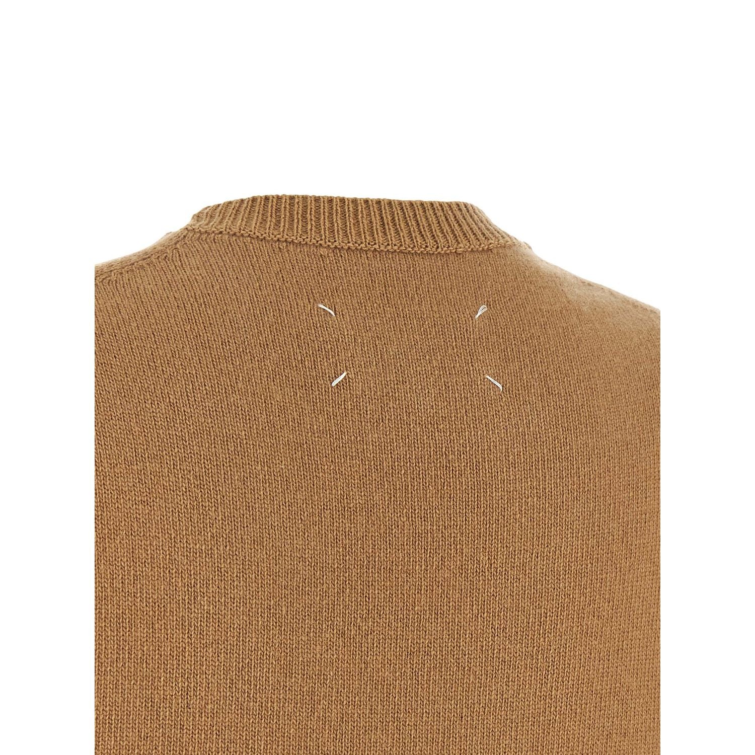 Maison Margiela Beige Virgin Wool Sleeveless Jacket