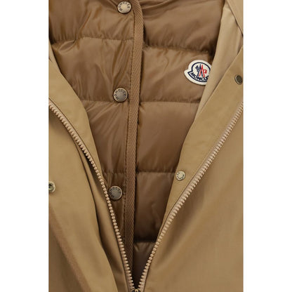 Moncler Beige Polyamide Shell Jacket