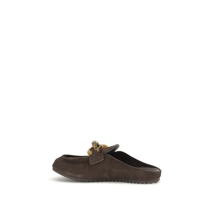 Pedro García Brown Calf Leather Bos Taurus Mules
