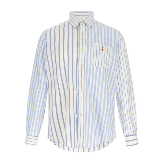 Polo Ralph Lauren Blue Cotton Blouse