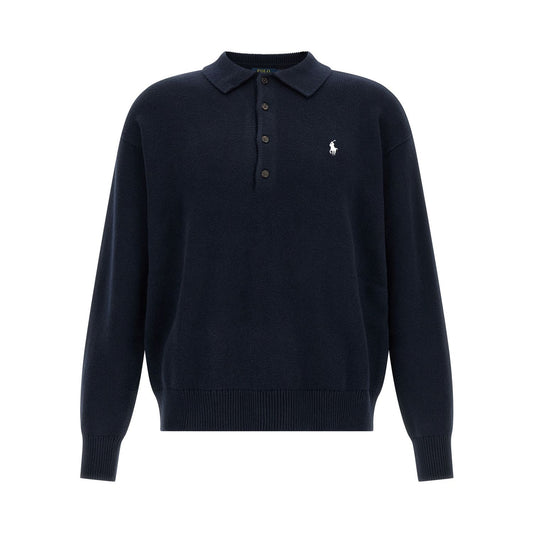 Polo Ralph Lauren Blue Cotton Cardigan