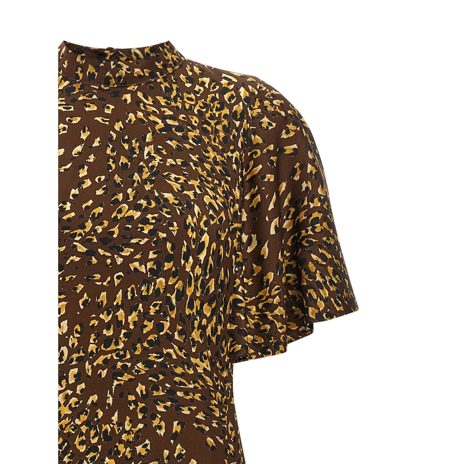 Twinset Brown Viscose Long Dress