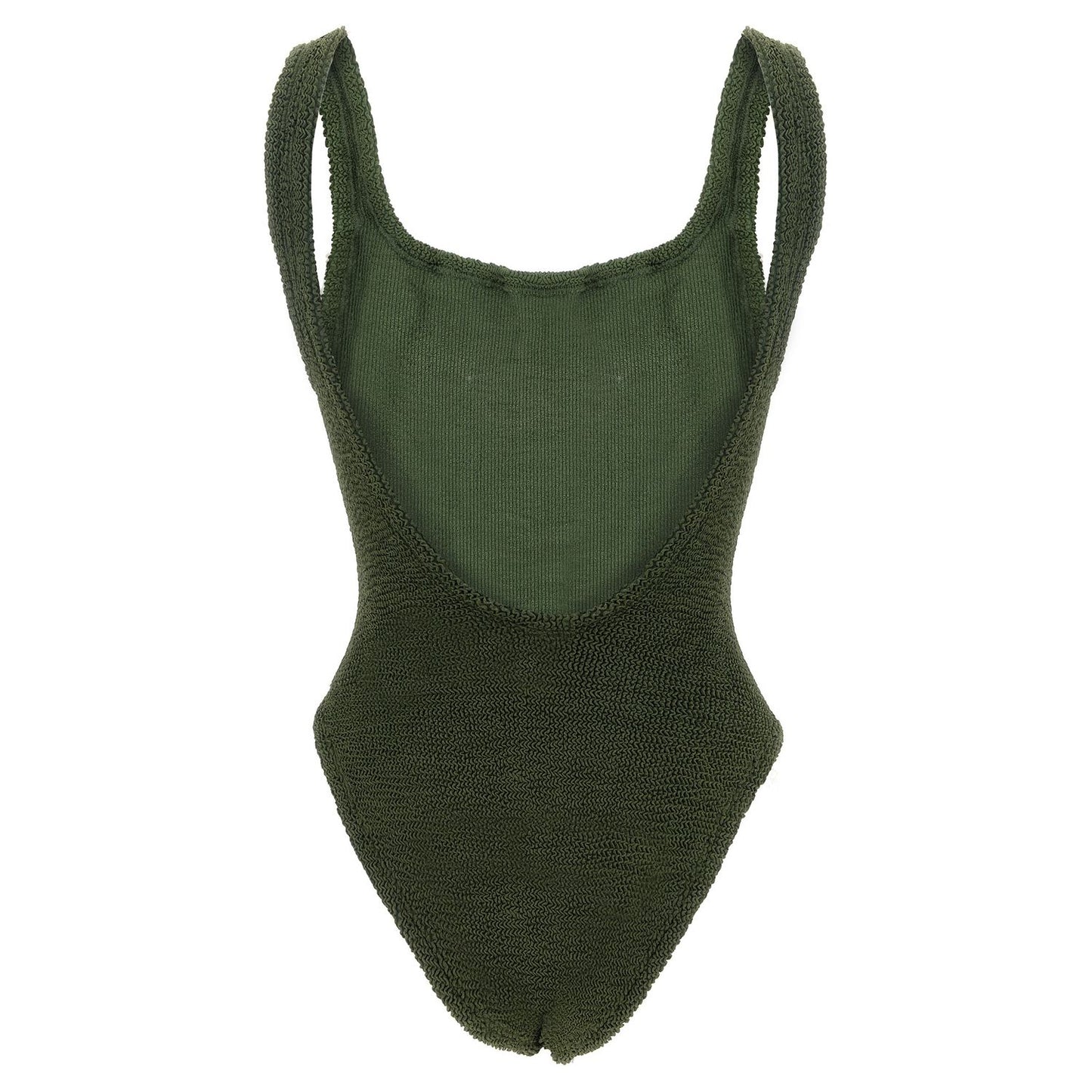 Hunza G Bicolor Polyamide One-Piece Swimsuit