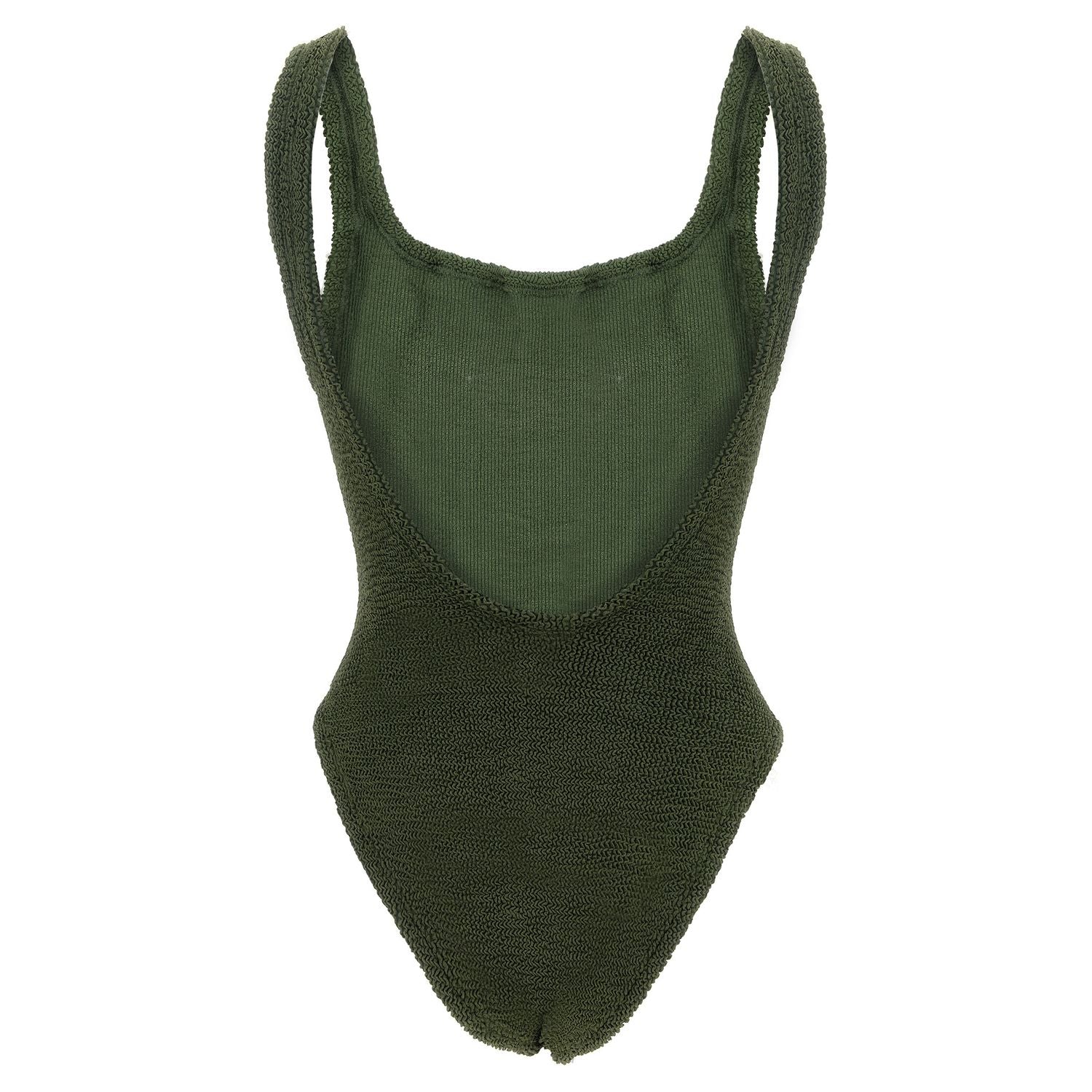 Hunza G Bicolor Polyamide One-Piece Swimsuit