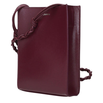 Jil Sander Purple Leather Crossbody Bag