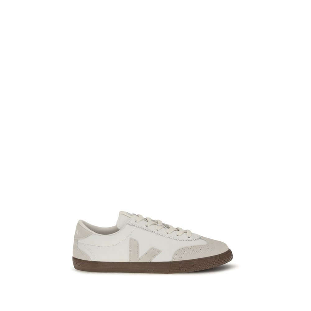 Veja White Calf Leather Bos Taurus Sneakers