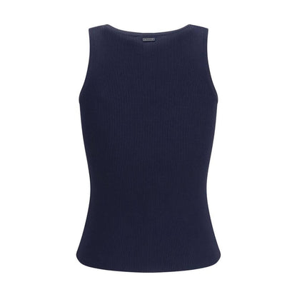 Max Mara Blue Viscose Tank Tops