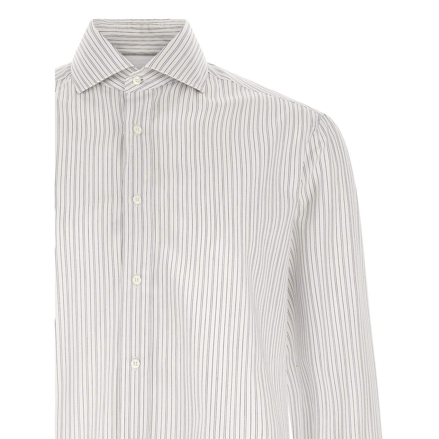 Brunello Cucinelli Blue Cotton Blouse