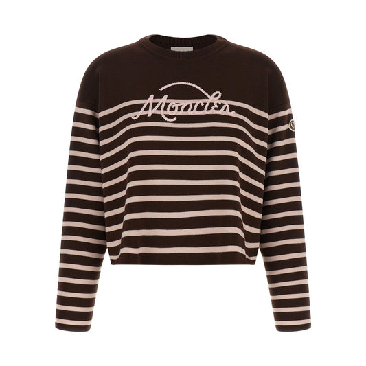 Moncler Brown Virgin Wool Cardigan
