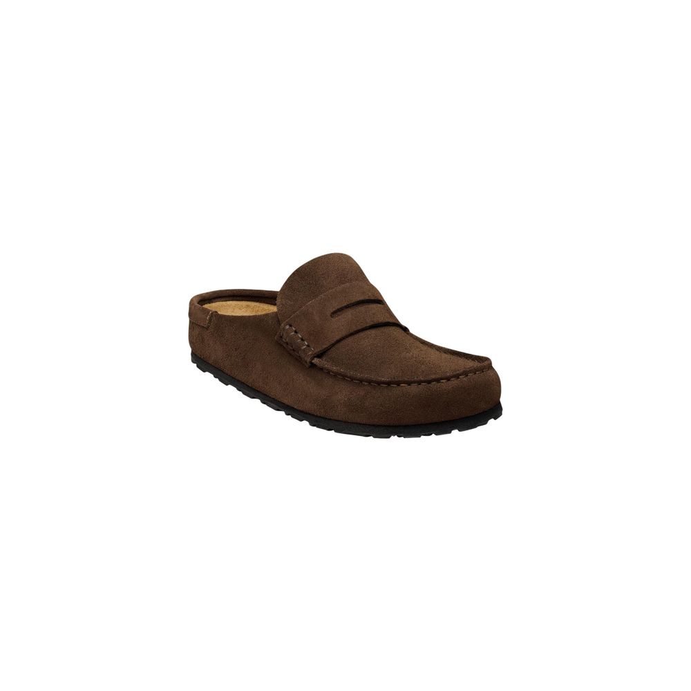 Birkenstock Brown Suede Leather Moccassin