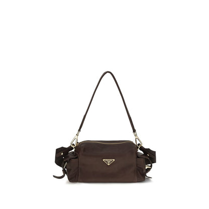 Prada Brown Napa Leather / Calf Bos Taurus Shoulder Bag