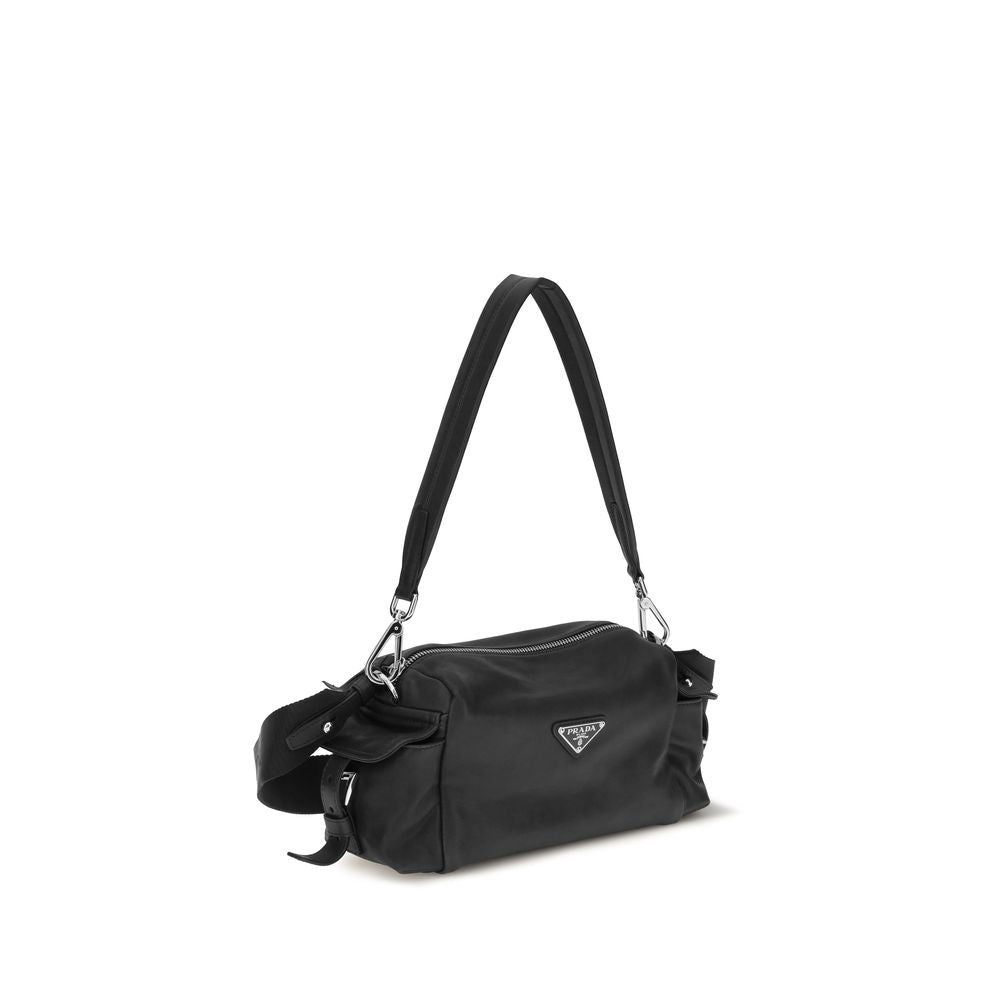 Prada Brown Napa Leather / Calf Bos Taurus Shoulder Bag