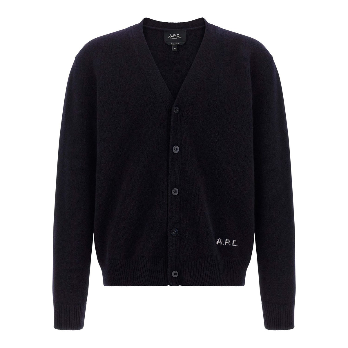 A.P.C. Blue Wool Cardigan