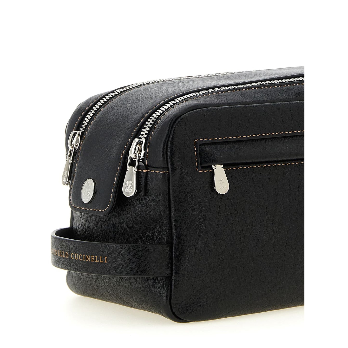 Brunello Cucinelli Black Calfskin Accessories