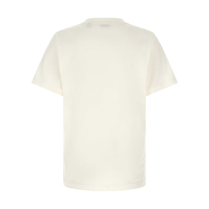 Burberry White Cotton T-Shirt