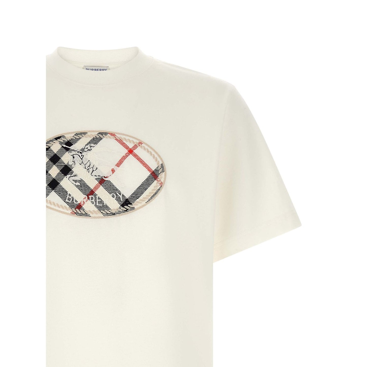Burberry White Cotton T-Shirt