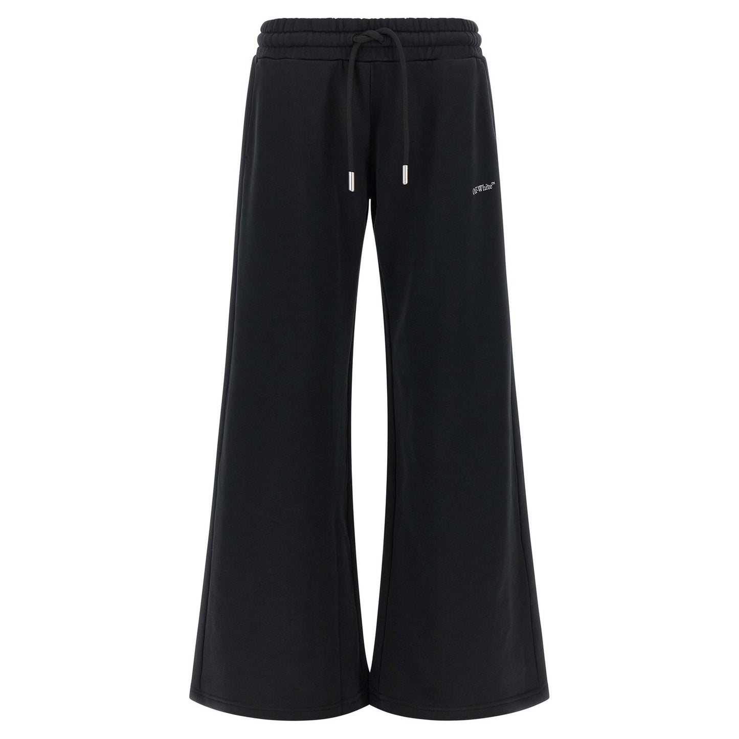 Off-White Black Cotton Joggers (Workout Pants)